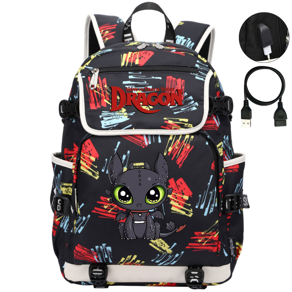 How to Train Your Dragon Backpack School Notebook Travel Bags