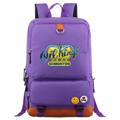 Edmonton Oil Kings Hockey Team Proof Backpack NoteBook Laptop School Bag