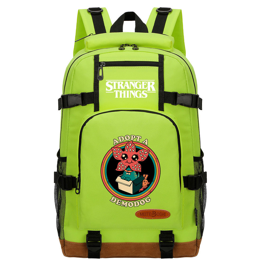 Strangers Things The Demogorgon Waterproof Backpack School Notebook Travel Bag
