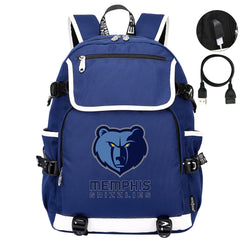 Memphis Grizzlies Backpack School Notebook Travel Bags