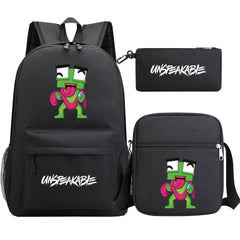 Unspeakable Game School Backpack Shoulder Bag Pencil Bags 3pcs Set