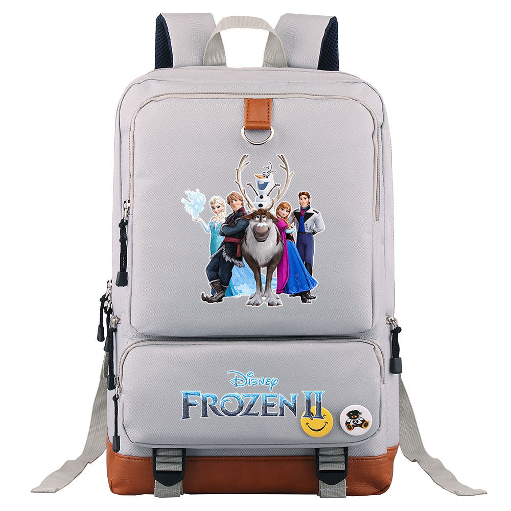Frozen Elsa Anna Proof Backpack NoteBook Laptop School Bag