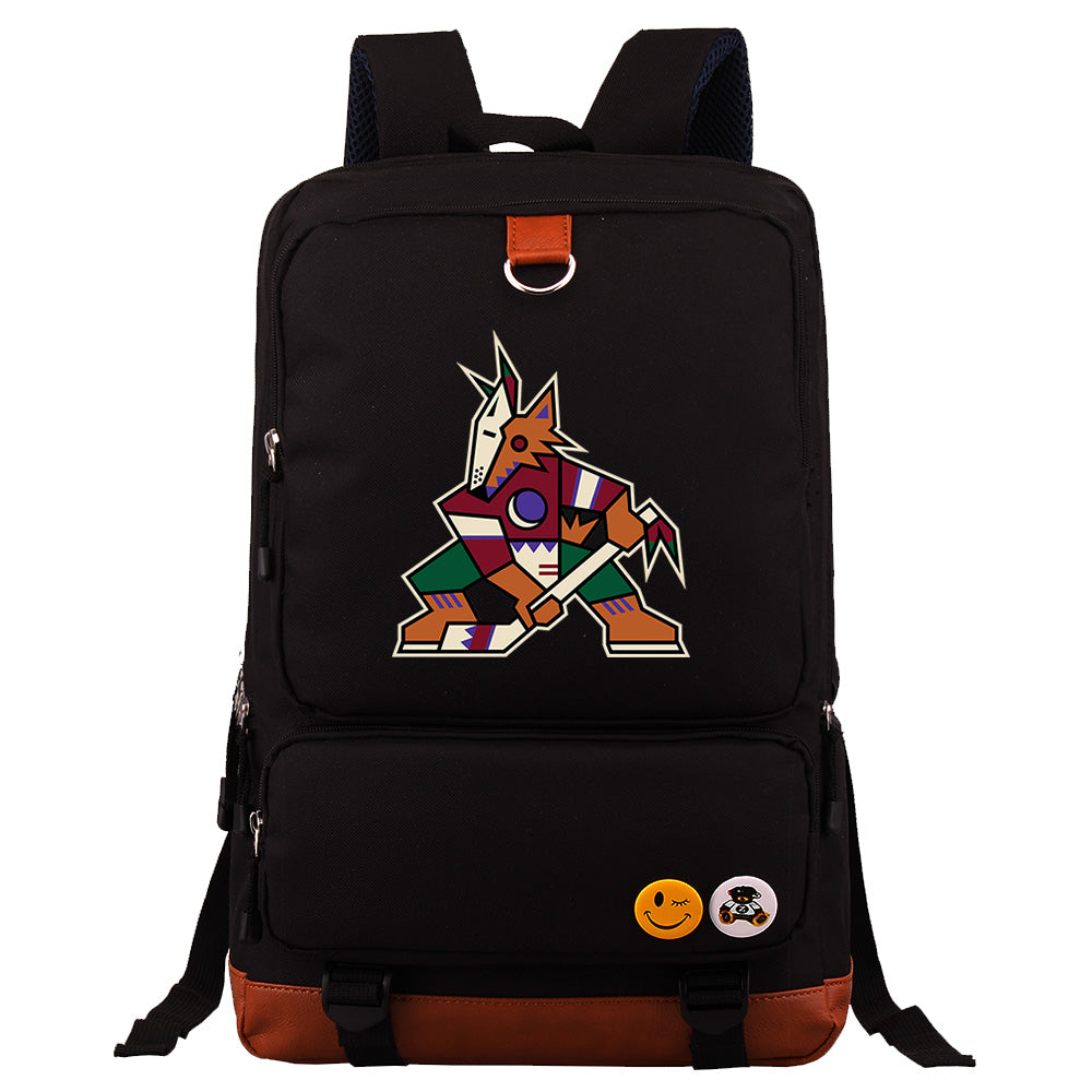 Arizona Coyotes Hockey Team Proof Backpack NoteBook Laptop School Bag