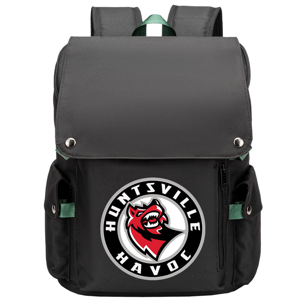 Huntsville Havoc Hockey Team School Backpack Oxford Laptop Bag