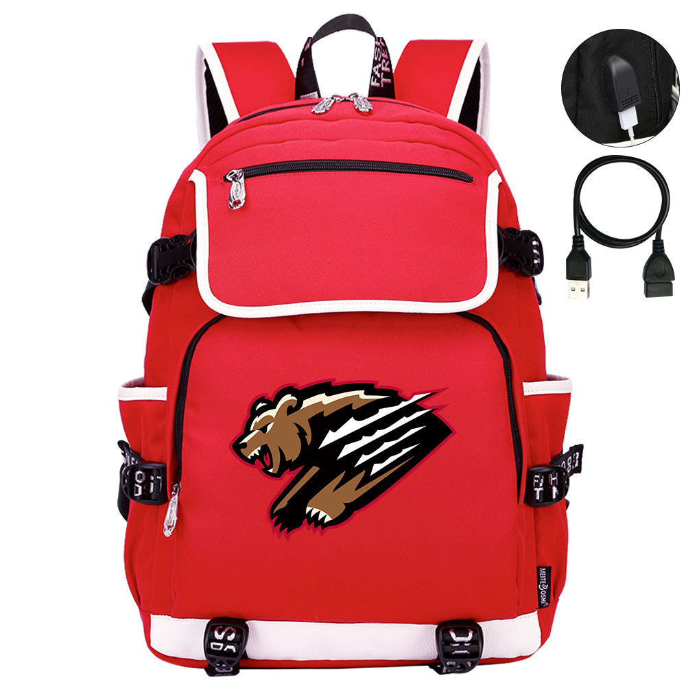 Montana Grizzlies Backpack School Notebook Travel Bags