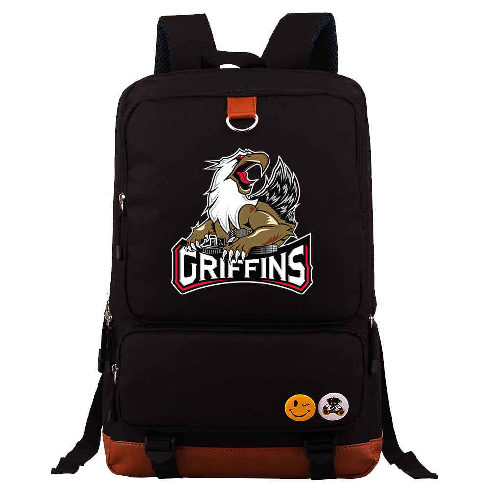 Grand Rapids Griffins Hockey Team Proof Backpack NoteBook Laptop School Bag