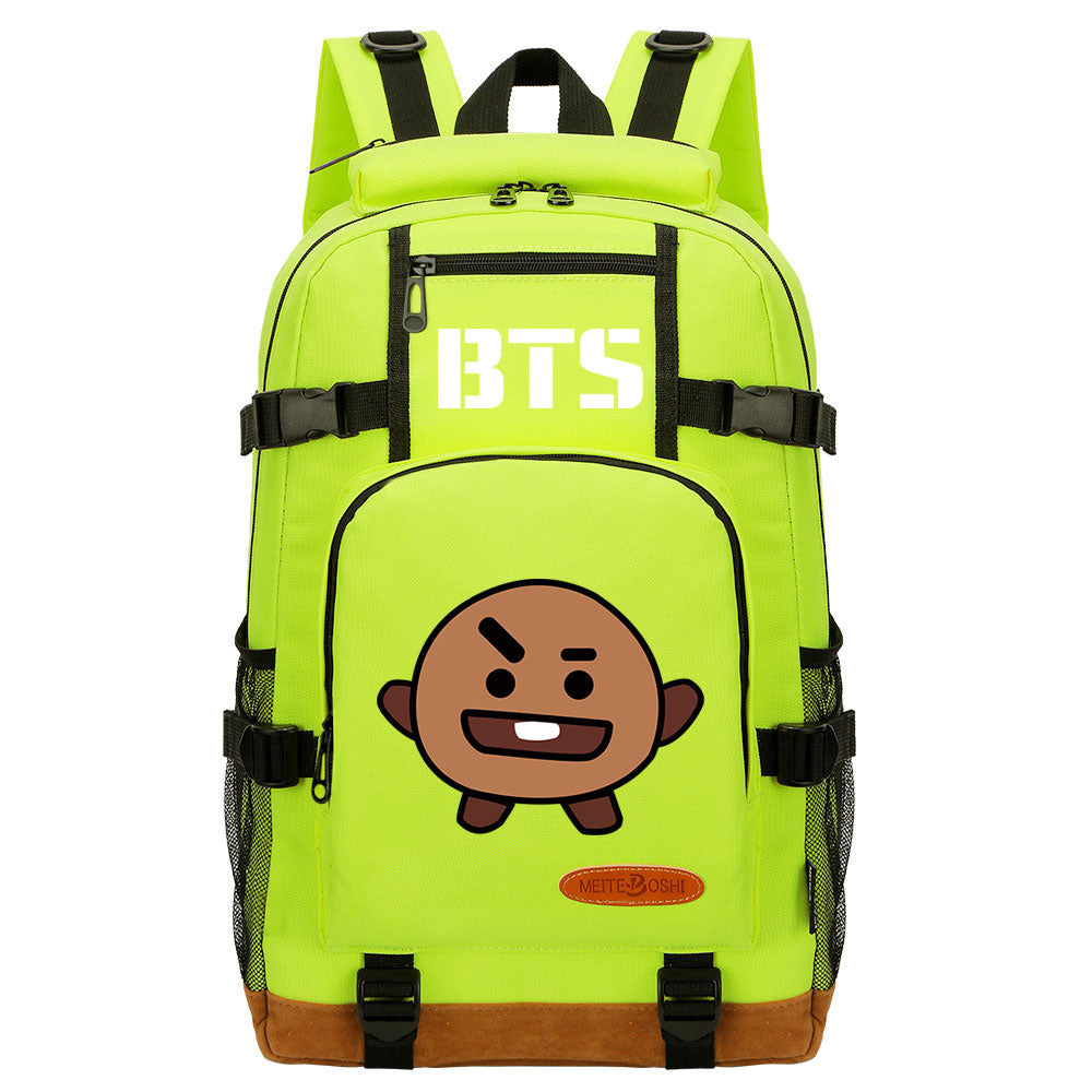 Kpop BTS Shooky Suga Waterproof Backpack School Notebook Travel Bag