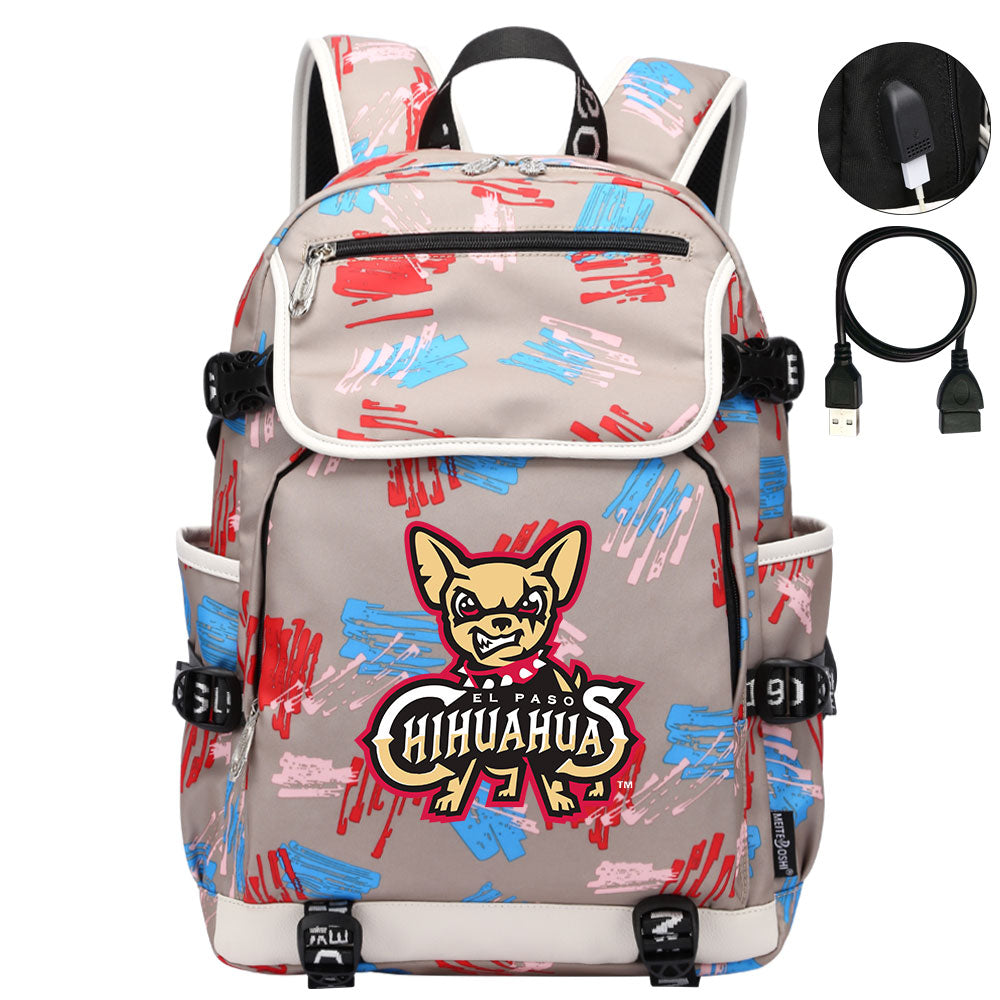 El Paso Chihuahuas Backpack School Notebook Travel Bags