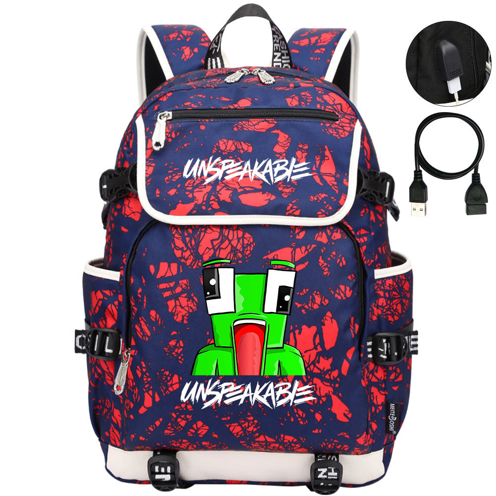 Game Unspeakable Backpack School Notebook Travel Bags