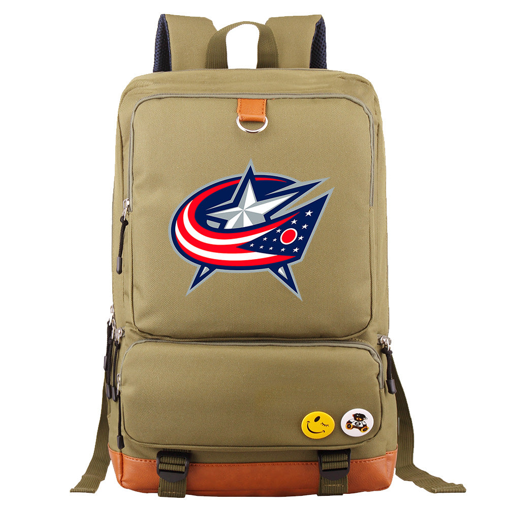 Columbus Blue Jackets Hockey Team Proof Backpack NoteBook Laptop School Bag