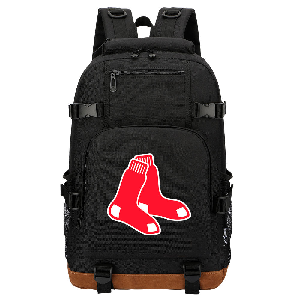 Boston Red Sox Waterproof Backpack School Notebook Travel Bag
