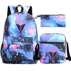 Golden State Valkyries Basketball School Backpack Shoulder Bag Pencil Bags 3pcs Set