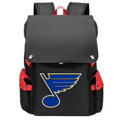 St Louis Blues Hockey Team School Backpack Oxford Laptop Bag