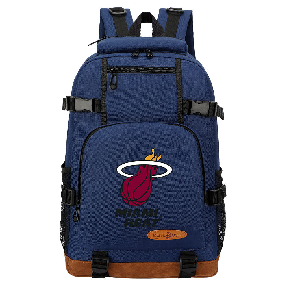 Miami Heat Waterproof Backpack School Notebook Travel Bag