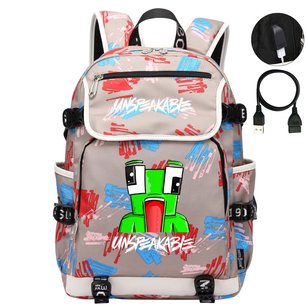 Game Unspeakable Backpack School Notebook Travel Bags