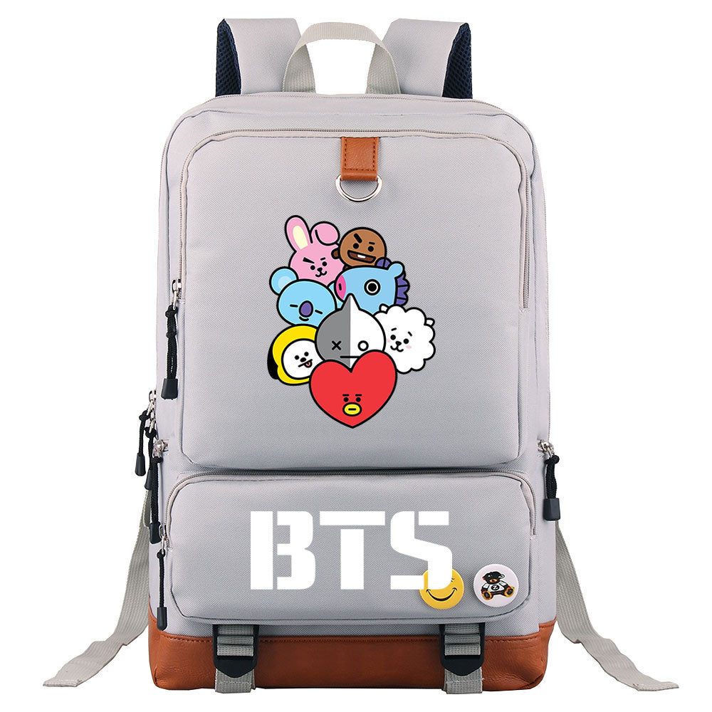 BTS Proof Backpack NoteBook Laptop School Bag