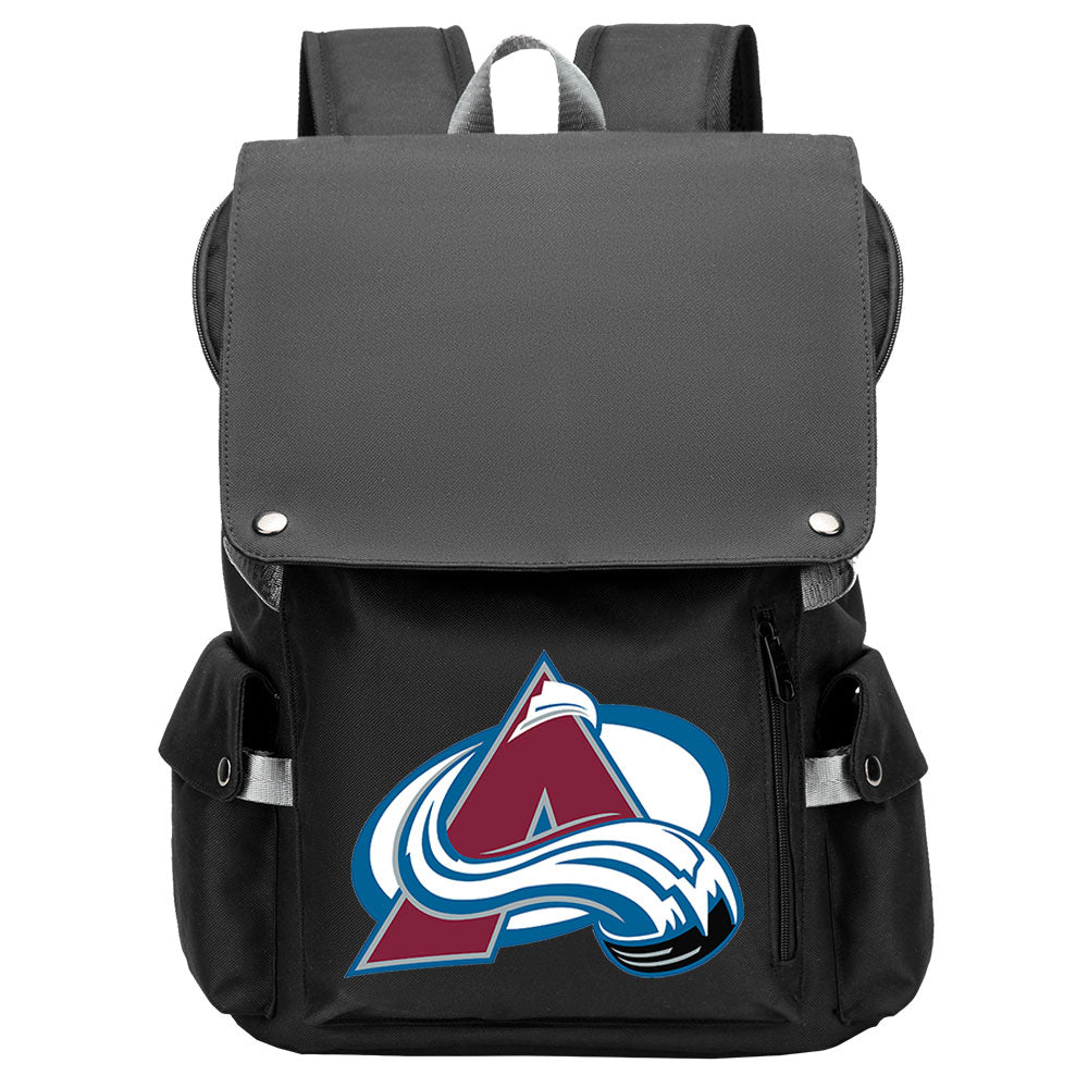 Colorado Avalanche Hockey Team School Backpack Oxford Laptop Bag
