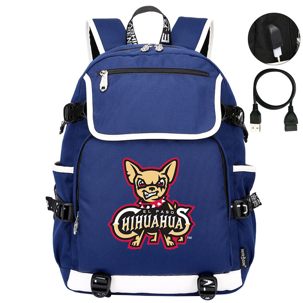 El Paso Chihuahuas Backpack School Notebook Travel Bags