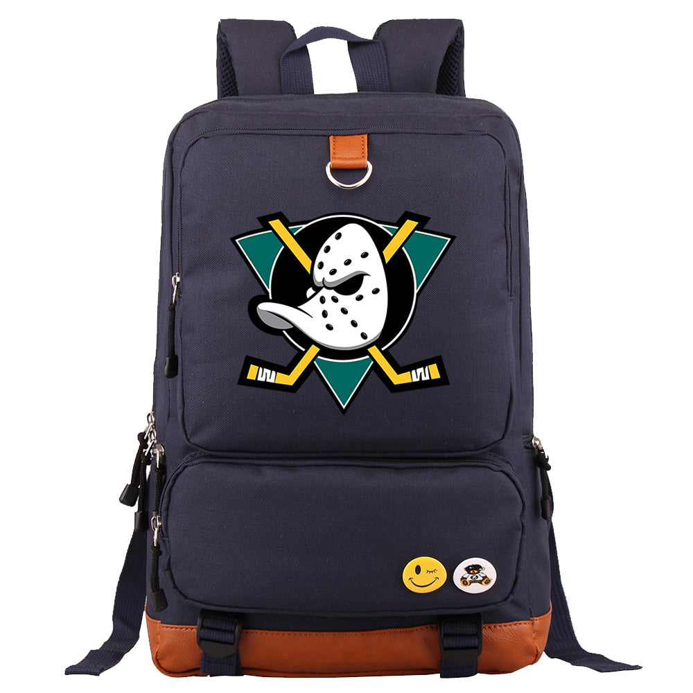 Anaheim Ducks Hockey Team Proof Backpack NoteBook Laptop School Bag