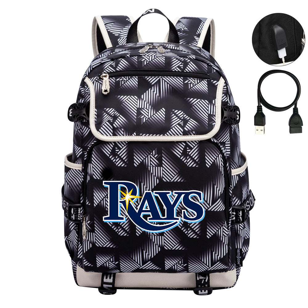 Tampa Bay Rays Backpack School Notebook Travel Bags