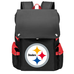 Pittsburgh Steelers Football Team Rugby Laptop Backpack Oxford School Bag
