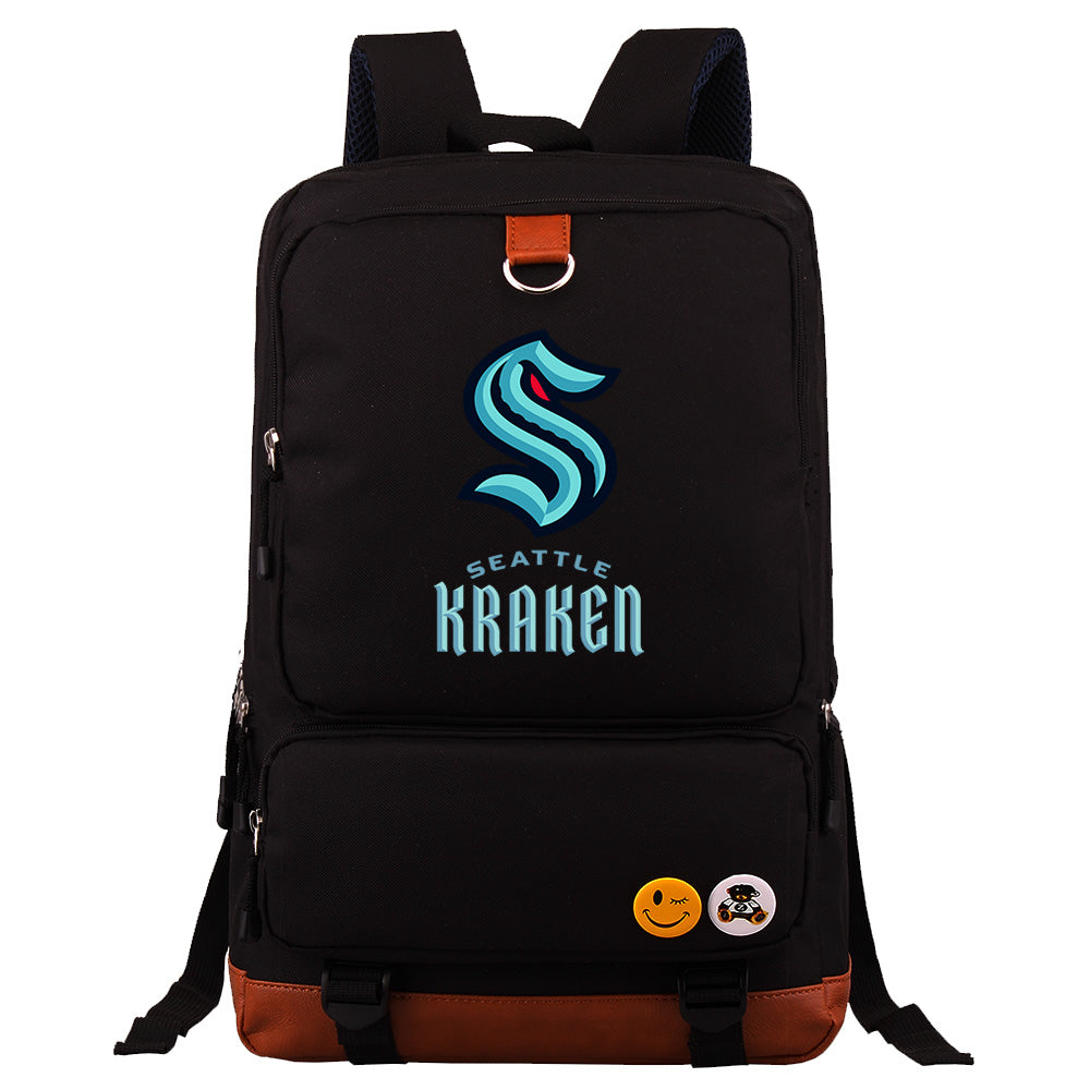 Seattle Kraken Hockey Team Proof Backpack NoteBook Laptop School Bag