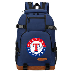 Texas Rangers Waterproof Backpack School Notebook Travel Bag