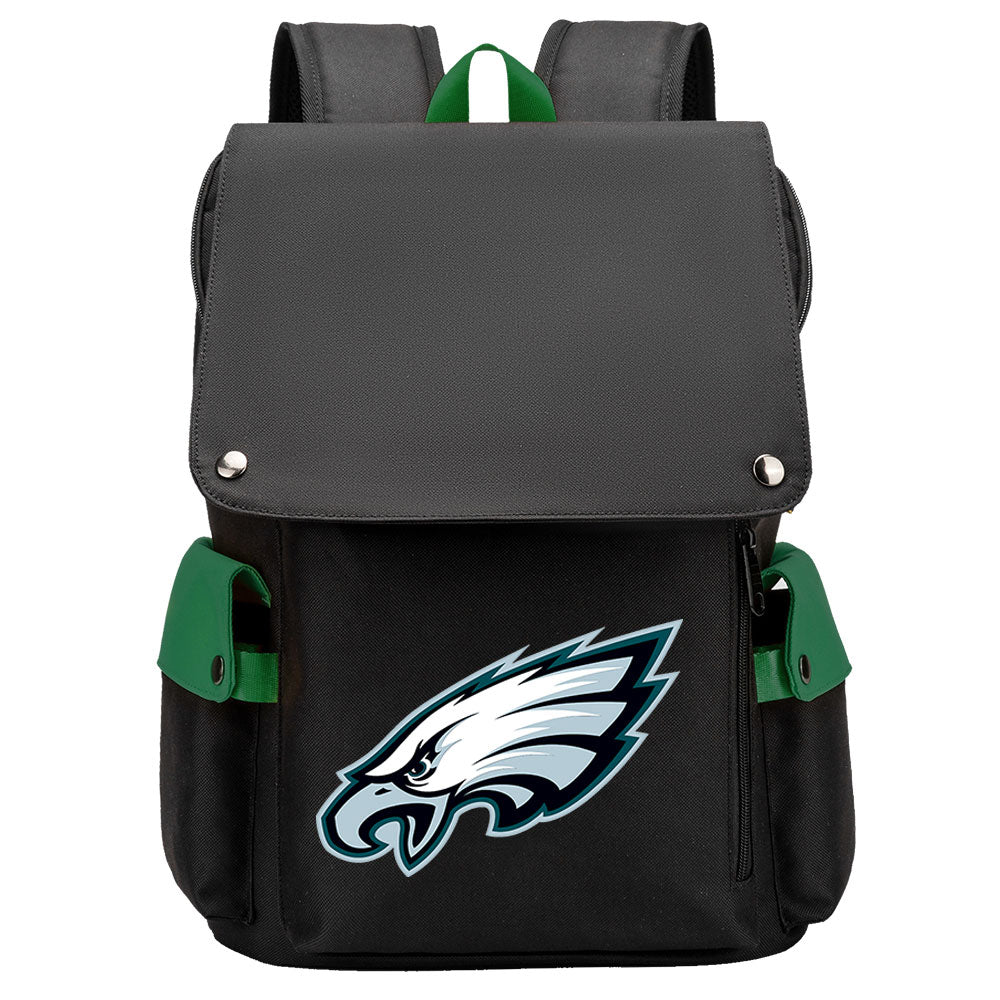 Philadelphia Eagles Football Team Rugby Laptop Backpack Oxford School Bag