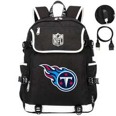 Tennessee Titans Football Rugby Backpack School Notebook Travel Bags