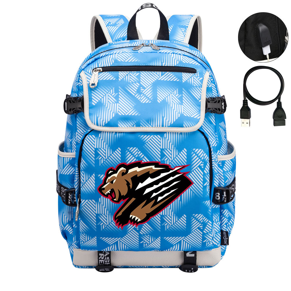 Montana Grizzlies Backpack School Notebook Travel Bags
