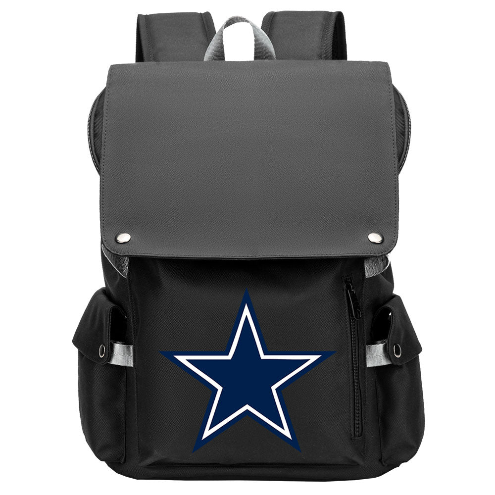 Dallas Cowboys Football Team Rugby Laptop Backpack Oxford School Bag