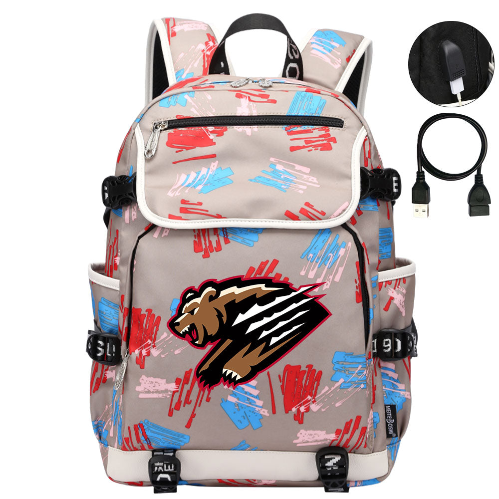 Montana Grizzlies Backpack School Notebook Travel Bags