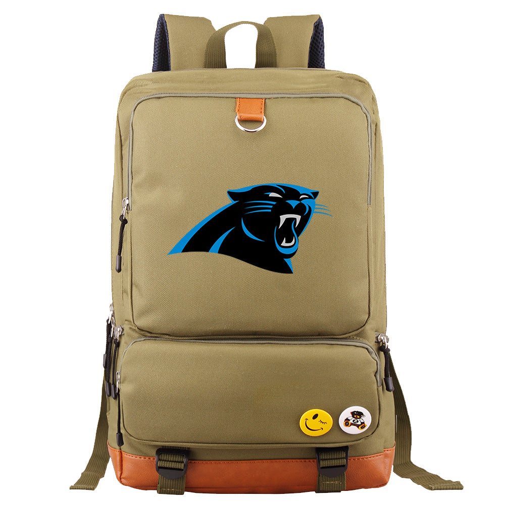 Carolina Panthers Football Team Rugby Proof Backpack NoteBook Laptop School Bag