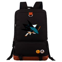 San Jose Sharks Hockey Team Proof Backpack NoteBook Laptop School Bag