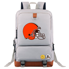 Cleveland Browns Football Team Rugby Proof Backpack NoteBook Laptop School Bag