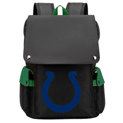 Indianapolis Colts Football Team Rugby Laptop Backpack Oxford School Bag