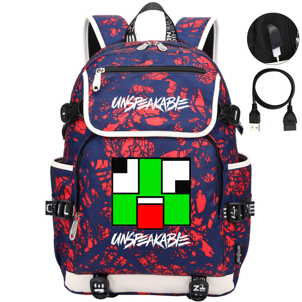 Game Unspeakable Backpack School Notebook Travel Bags