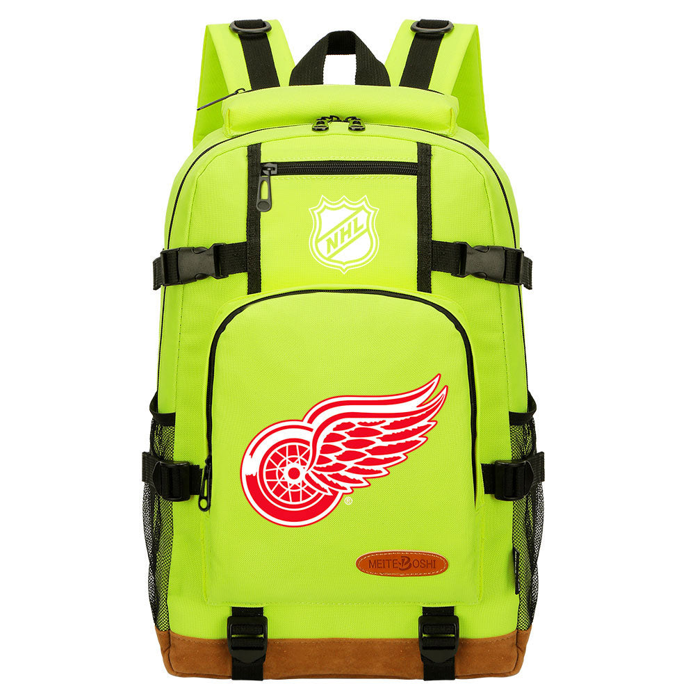 Detroit Red Wings Hockey League  Waterproof Backpack School Notebook Travel Bag