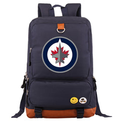 Winnipeg Jets Hockey Team Proof Backpack NoteBook Laptop School Bag