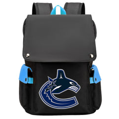 Vancouver Canucks Hockey Team School Backpack Oxford Laptop Bag