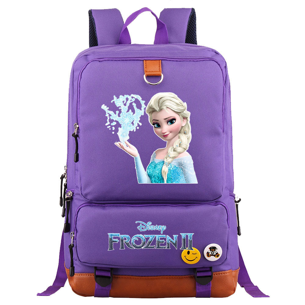 Frozen Elsa Anna Proof Backpack NoteBook Laptop School Bag