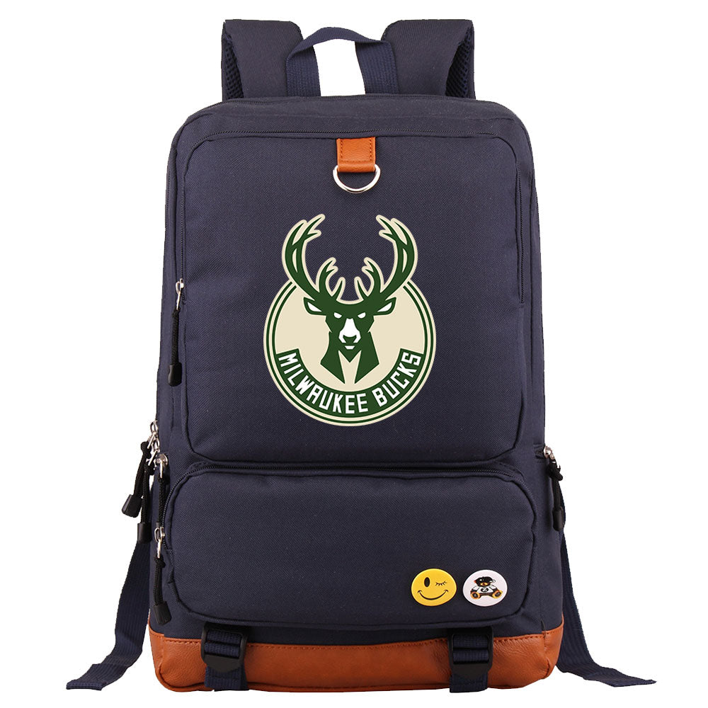 Milwaukee Bucks Water Proof Backpack NoteBook Laptop School Bag