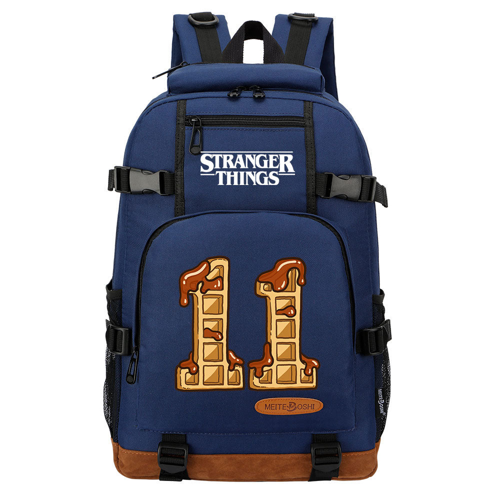 Strangers Things 11 Waterproof Backpack School Notebook Travel Bag