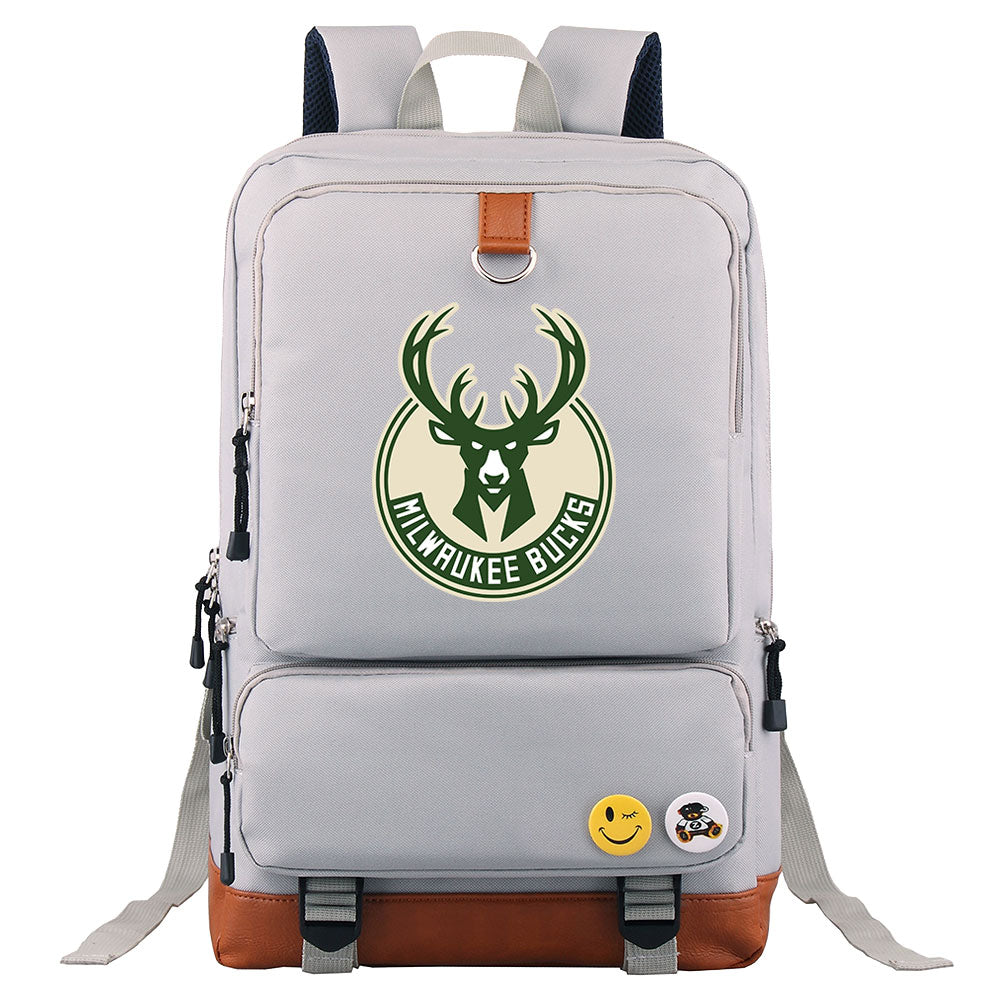 Milwaukee Bucks Water Proof Backpack NoteBook Laptop School Bag