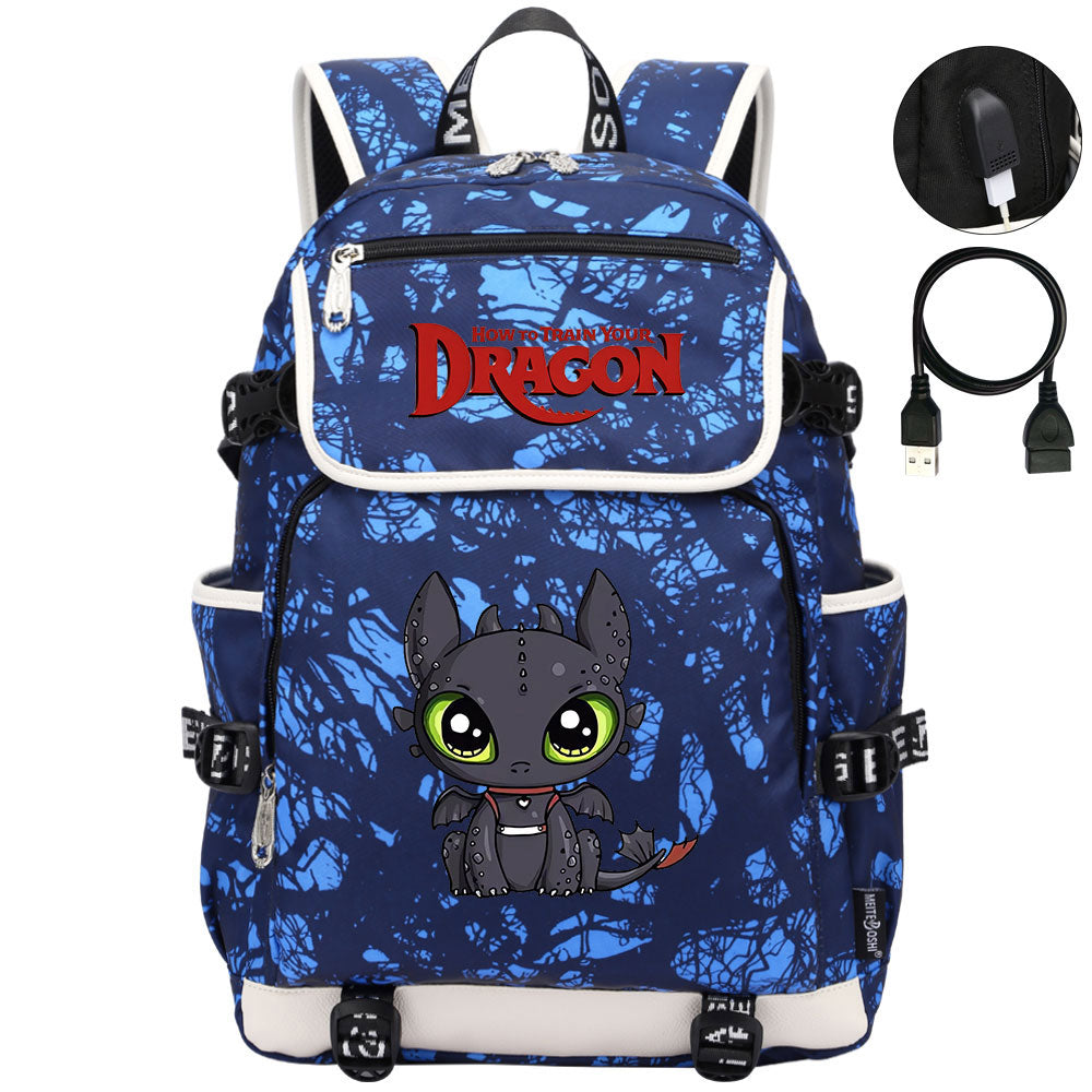 How to Train Your Dragon Backpack School Notebook Travel Bags