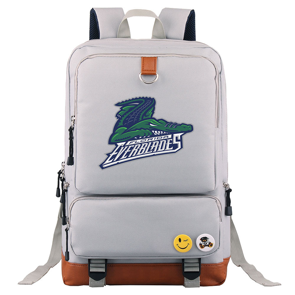 Florida Everblades Hockey Team Proof Backpack NoteBook Laptop School Bag