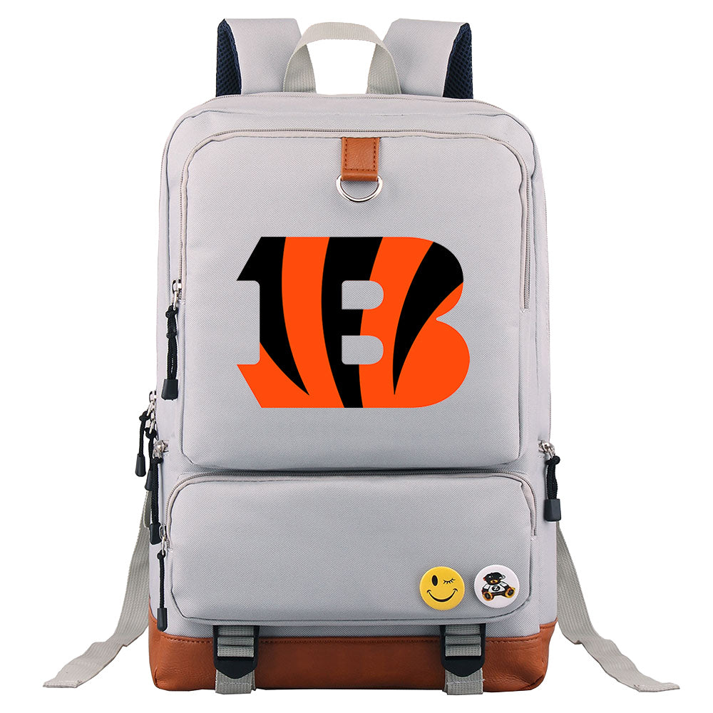 Cincinnati Bengals Football Team Rugby Proof Backpack NoteBook Laptop School Bag
