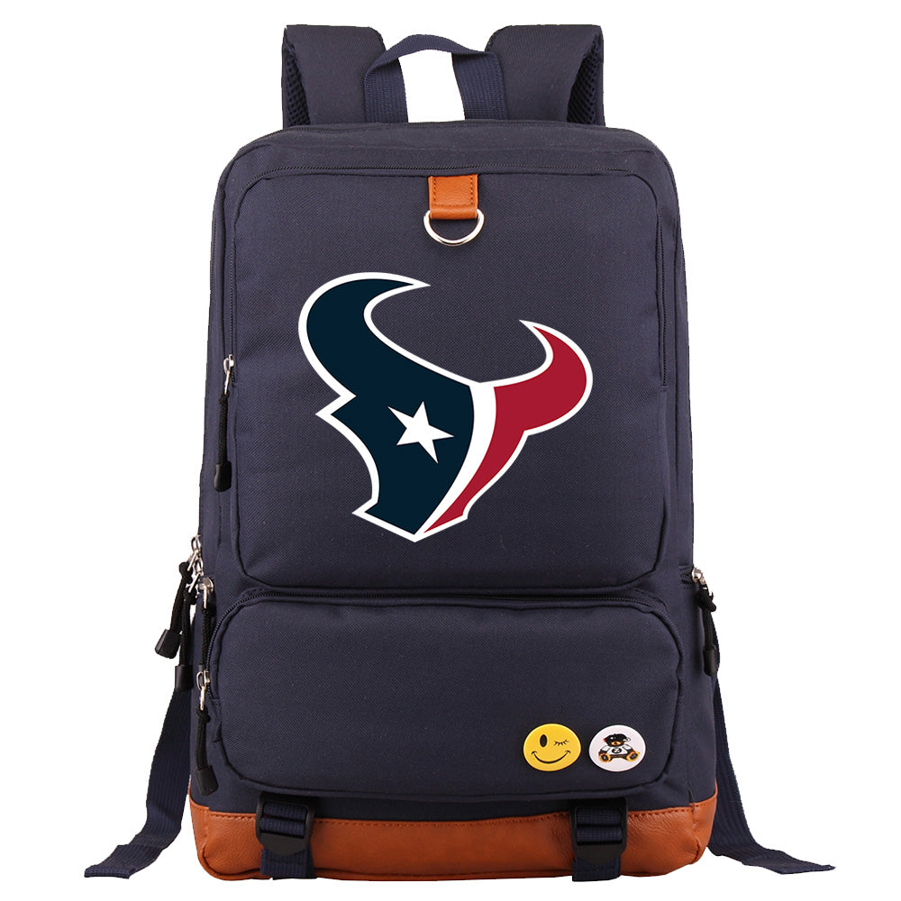 Houston Texans Football Team Rugby Proof Backpack NoteBook Laptop School Bag