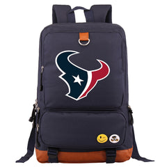 Houston Texans Football Team Rugby Proof Backpack NoteBook Laptop School Bag