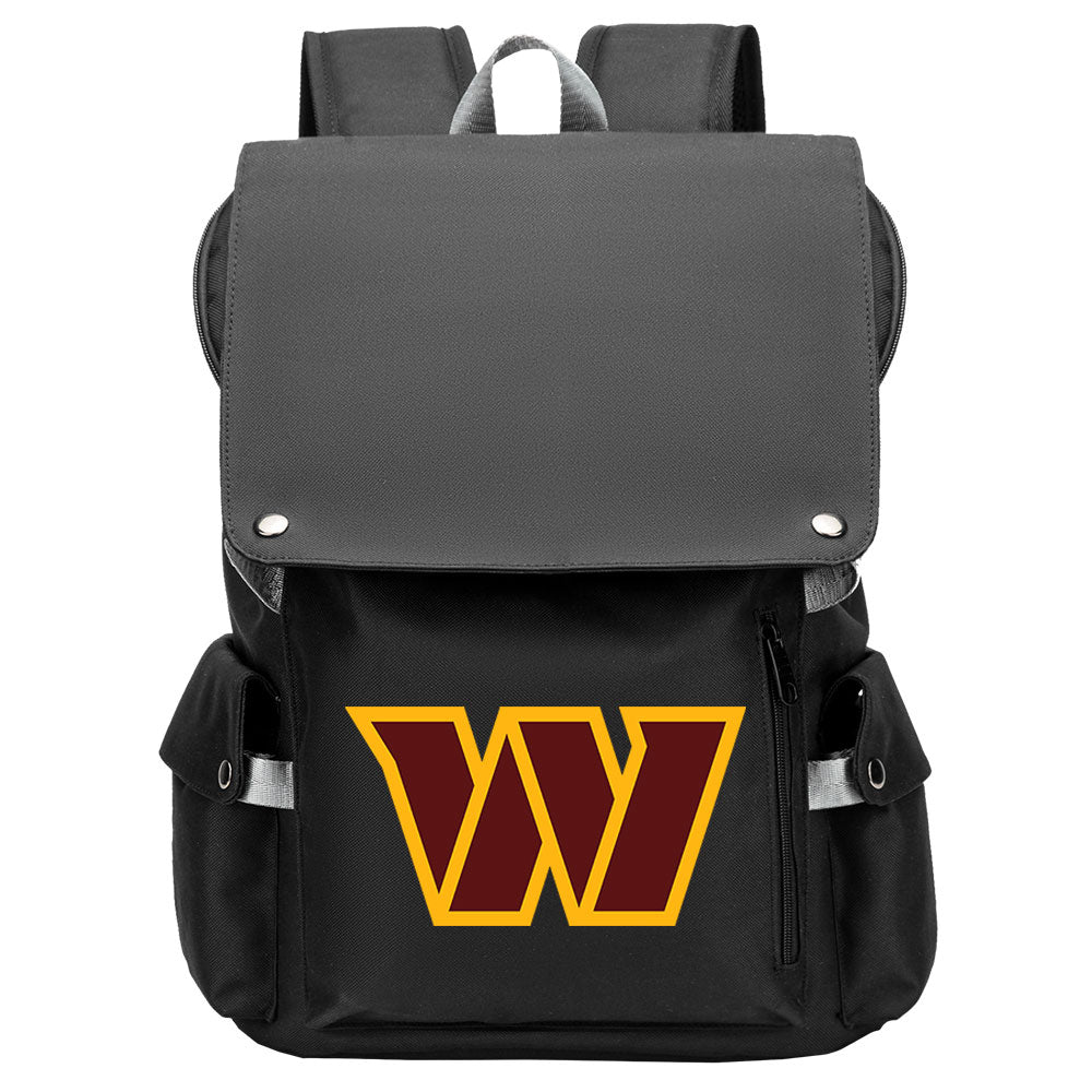 Washington Commanders Football Team Rugby Laptop Backpack Oxford School Bag